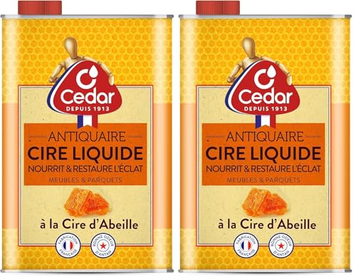 O'Cedar Cire Liquide Nourrissante - Cire d'Abeille Française - Entretien Meubles...