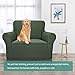 YEMYHOM Couch Cover Latest Jacquard Design High Stretch Sofa Chair Covers for Living Room, Pet Dog Cat Proof Armchair Slipcover Non Slip Magic Elastic Furniture Protector (Small, Army Green)