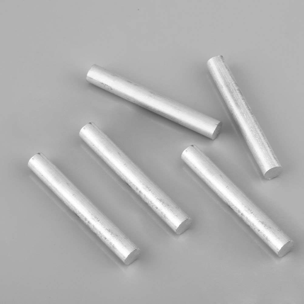 Varillas de magnesio 99,99% 18mm x 100mm, Juego de 5 para iniciación de fuego, supervivencia
