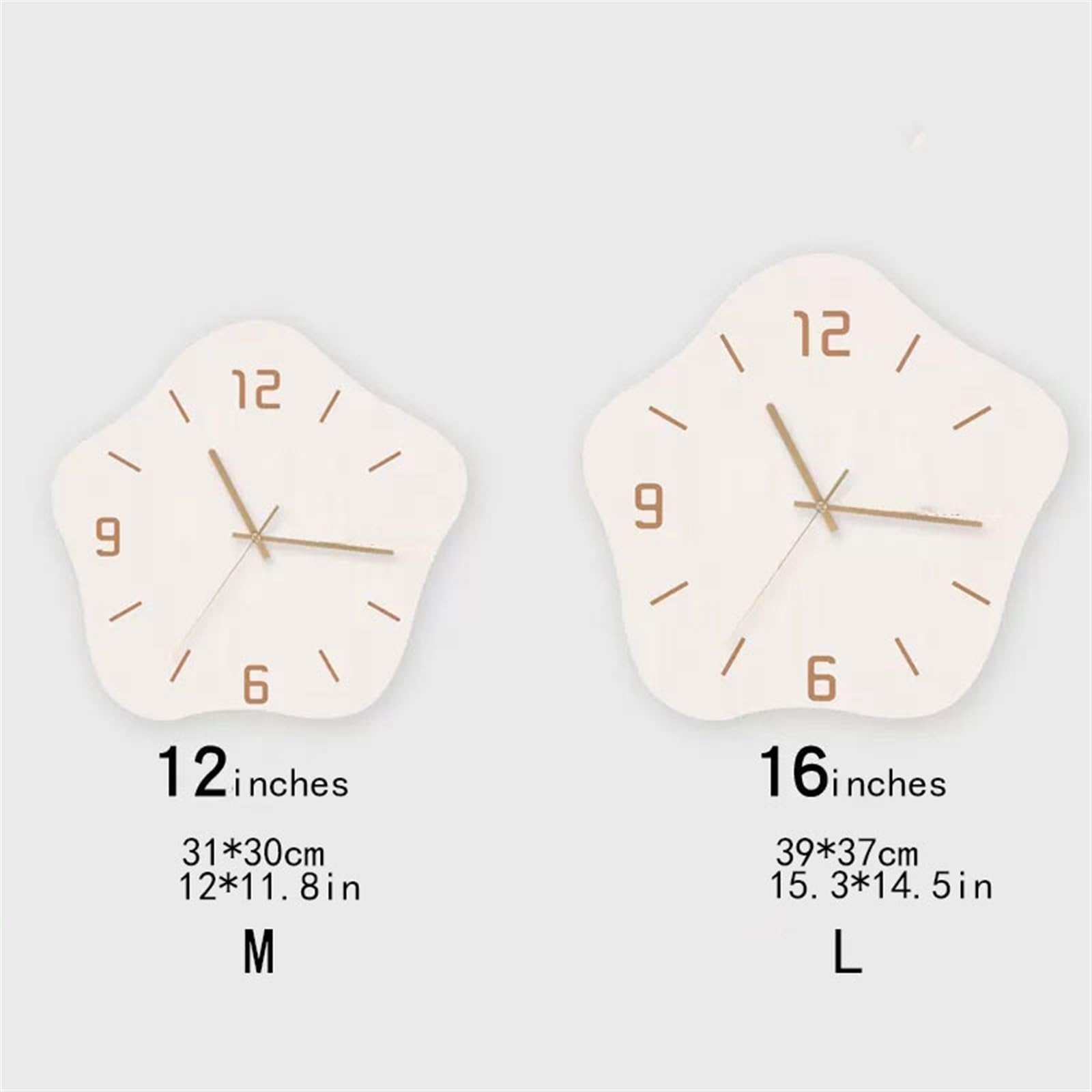 Reloj cocina Reloj de pared ambiente simple sin perforaciones(Grande)