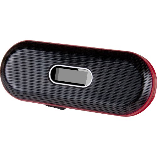 iSound Travel Speaker and FM Radio (black/red)