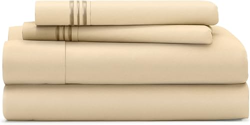 Vista 28 de Cosy House Collection Everyday - Juego de sábanas de la serie 1500, ropa de cama ultrasuave y fresca de hotel, bolsillo profundo, resistente a