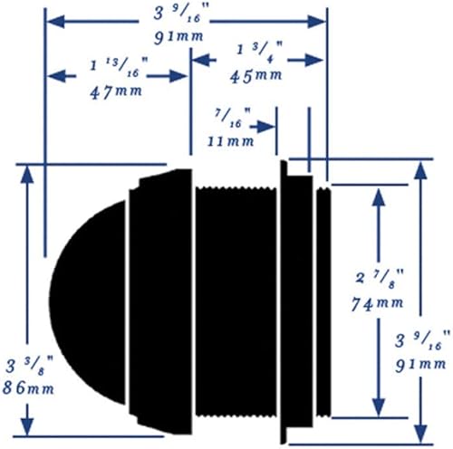 Miniatura 2 de Ritchie Navigation V-57.2 Explorer Compass - Soporte para tablero, negro con esfera negra, talla única