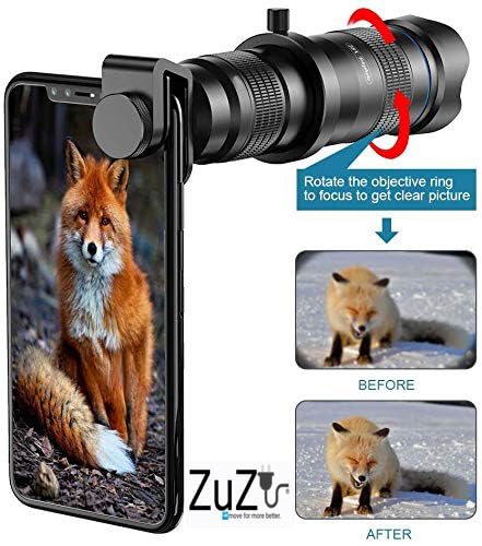 Image of Zuzu May 2026 Newly Updated 12X Metal Ultra HD Zoom Telescope Camera Lens for All Smartphones.