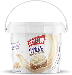 شوكولاتة بيضاء قابلة للدهن من اسماكاب، 850 جرام