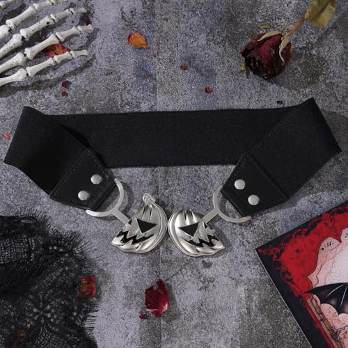 Pumpkin Head Alloy Buckle Belt Fashion Trend Waist Cover Decoration(70cm)4