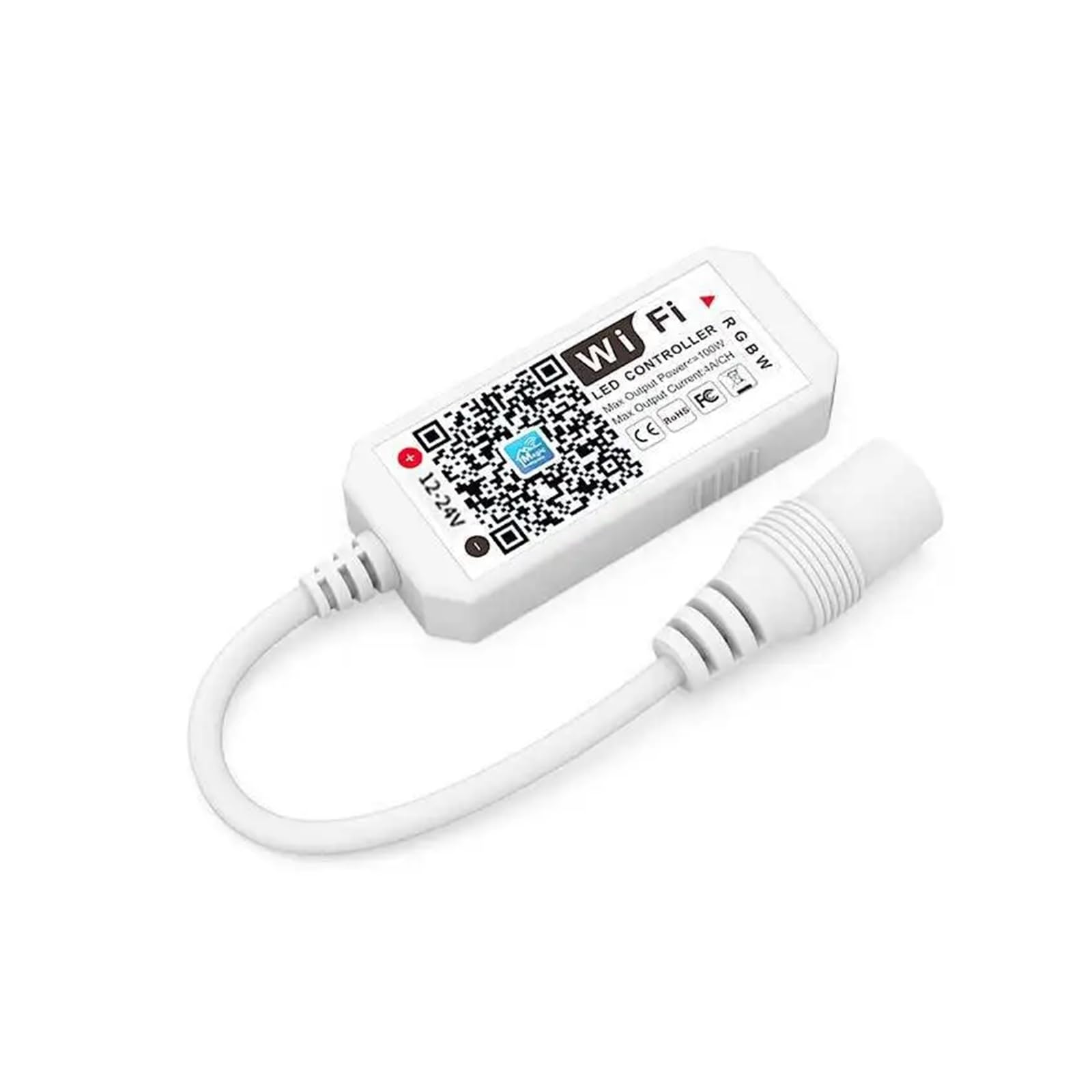 1 PZ/1 Set 12 V 24 V WiFi Wireless Smart RGB RGBW Controller LED for Strisce LED RGB (Color : Mini WiFi RGBW)
