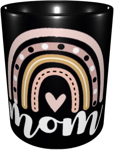 Miniatura 3 de Taza de café con diseño de arcoíris para mamá, tazas de té, tazas de café, taza de café de cerámica para mujeres y hombres, oficina, hogar, regalo
