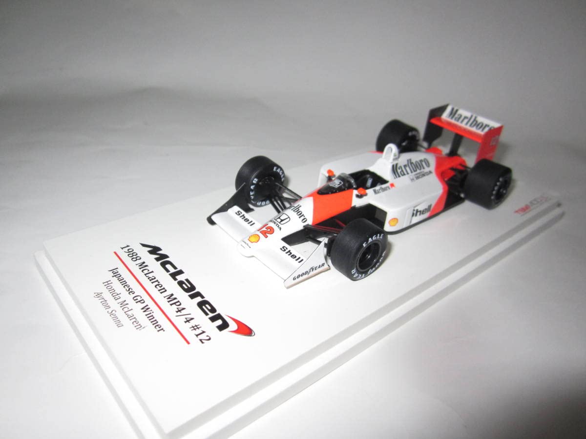 TSM 1/43 マクラーレン MP4 日本GP優勝 №12 セナ