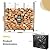 facka 4FT Firewood Rack Outdoor with Cover, Metal Wood Rack