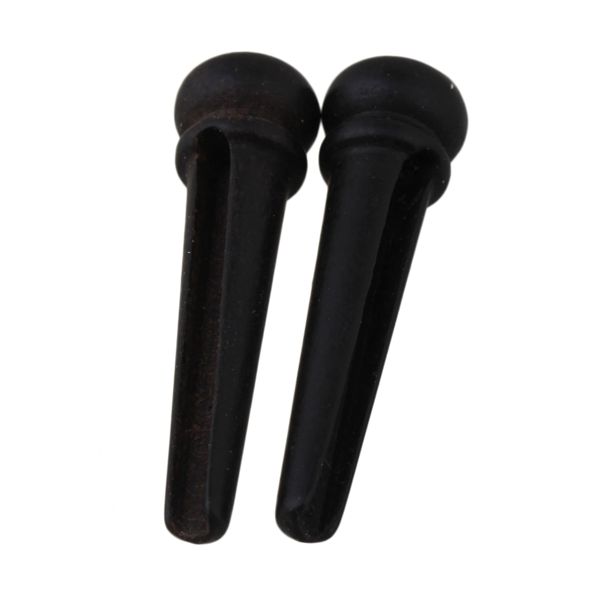Yibuy 5 set di 12 corde per ponte chitarra in abalone puntini in ebano con selle in osso