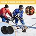 Mototo 16 PCS Sport Foam Ice Hockey Pucks 3 Inch Ice Hockey Pucks with Mesh Bag Foam Hockey Training Puck for Adults Practicing and Classic Training Indoor Floor Game Outdoor Sports (Black)
