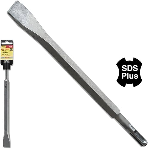 Miniatura 2 de IVY Classic 47302 SDS Plus Cincel plano de 3/4 x 10 pulgadas, acero al cromo molibdeno, 1/tarjeta
