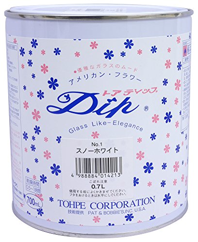 トウペ アメリカンフラワー ディップ液 トアディップ Col.1 スノーホワイト 700ml AD-0701