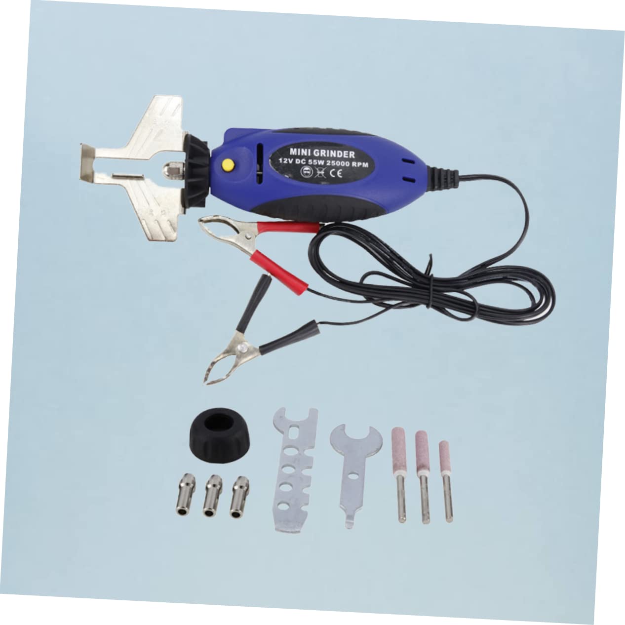 Mini Afiladora De Cadena Eléctrica Herramienta De Afilado Manual Con Llave y Piedra De Afilar Afilador De Cadenas De Motosierra