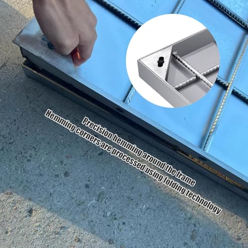 Couvercle de skimmer invisible 40x40 cm pour terrasse de luxe