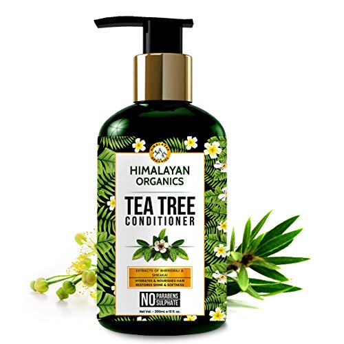 Image of Himalayan Organics Tea Tree Conditioner with Bhringraj Extract | Hair Fall Control | No Parabens, Sulphate & Mineral Oil | 300ml