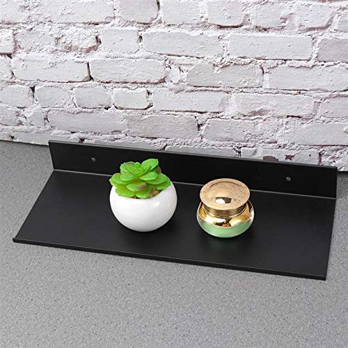 Étagère de salle de bain murale noire taille 2 pour douche