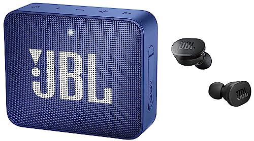 Image of JBL Tune 130NC True Wireless in Ear Earbuds Active Noise Cancellation (Upto 40dB) Adjust EQ for Extra Bass Massive 40Hrs Playtime Legendary Sound 4Mics for Clear Calls BT 5.2 (Black) & Go 2