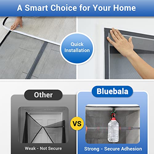 Fiberglass Magnetic Screen Door for Single Doors – Heavy Duty Self-Sealing Mesh with Strong Magnets - image 7