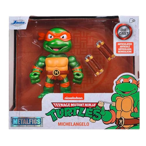 Jada - Tortue Ninja - Figurine Michelangelo 10cm - Métal - 253283002