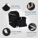 H.VERSAILTEX Super Stretch Recliner Cover Recliner Couch Covers Recliner Chair Cover Form Fitted Non Slip Reclining Slipcovers for Standard Large Recliner, Soft Thick (1 Pack, Black)