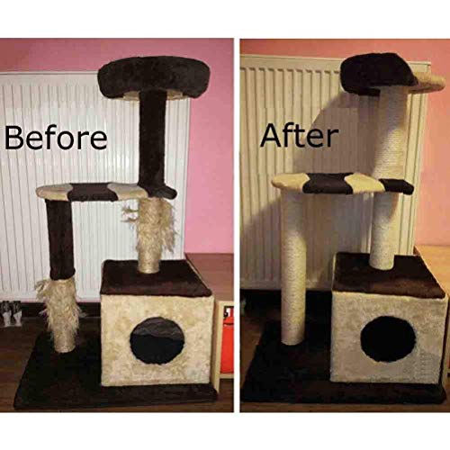 Yangbaga Cat Natural Sisal Rope for Scratching Post Tree Replacement, Hemp Rope for Repairing, Recovering or DIY… - Image 5