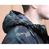Brandit Men's Grid Camo Parka Windbreaker, Woodland, 5XL - Image 6