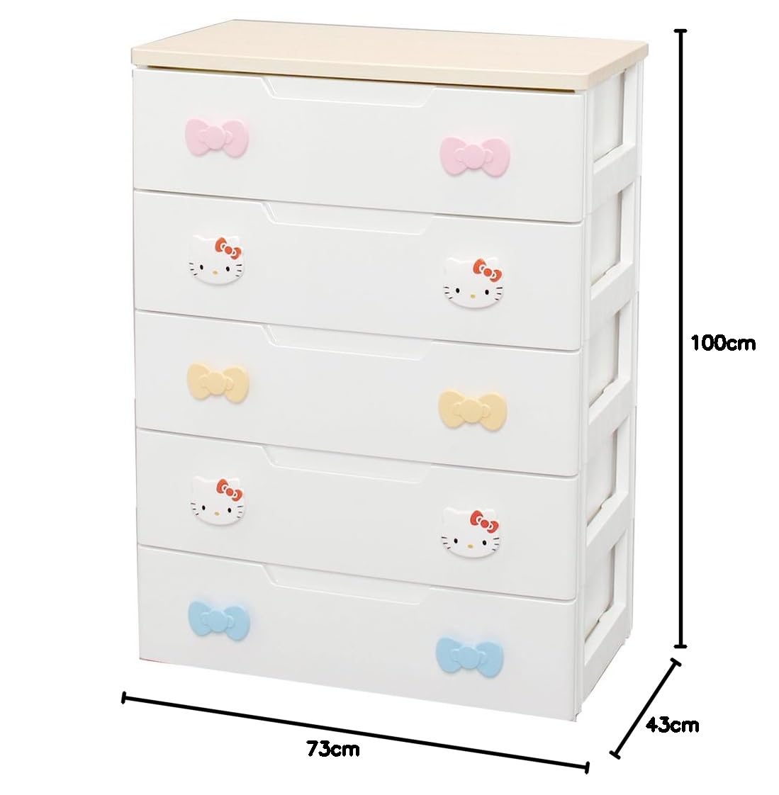 ハローキティ 3段チェスト アイリスオオヤマ 【公式通販】