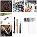 Meiwlong 14 PCS Coffee Grinder Cleaning Brush Set Espresso Machine Cleaning Brush Kit, Multifunctional Burr Cleaner Brushes Bristle Tools for Barista Home Kitchen Commercial Use