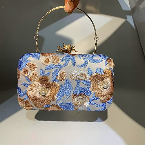 Lanpet Women's Embroidery Beaded Clutch Evening Bags Vintage Purses For Formal Party Wedding #TOP4