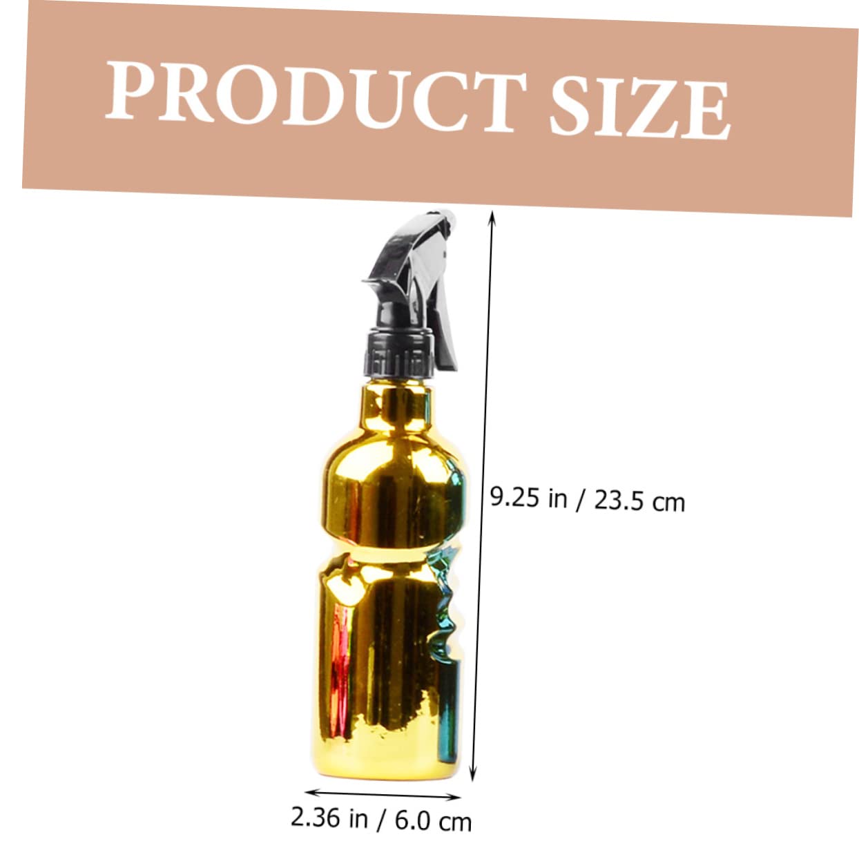 minkissy 5pezzi Spray Bottle Professionale Per Parrucchieri Nebulizzatore Retro Inossidabile Per Saloni Di Bellezza e Uso Domestico Design Ergonomico e Resistente