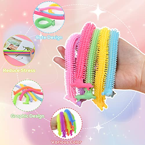20 Pcs Stretchy Fidget Toy,Colorful Stretchy Strings Fidget Toy,Sensory Fidget Worm Stretch Toys For Children's Day Gift,Kids,Adults,Boys,Girls,Stress Relief,Calming And Relaxing Present #TOP2