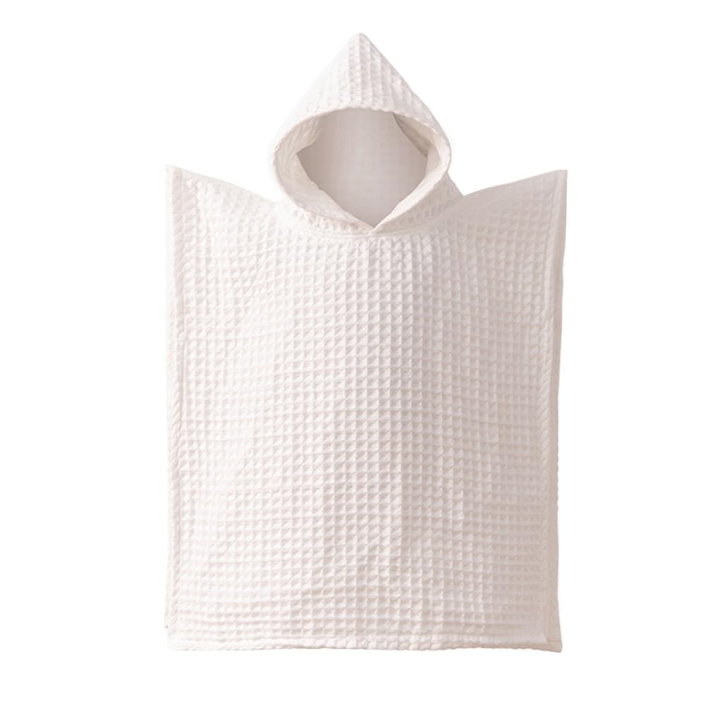 Peignoirs de Bain pour Enfants, Serviette, Cape de Bain, à Capuche, Tissu gaufré Double Couche
