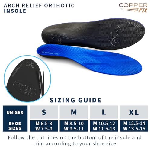 Plantillas Copper Fit Arch Relief para fascitis plantar y arcos miniatura 5