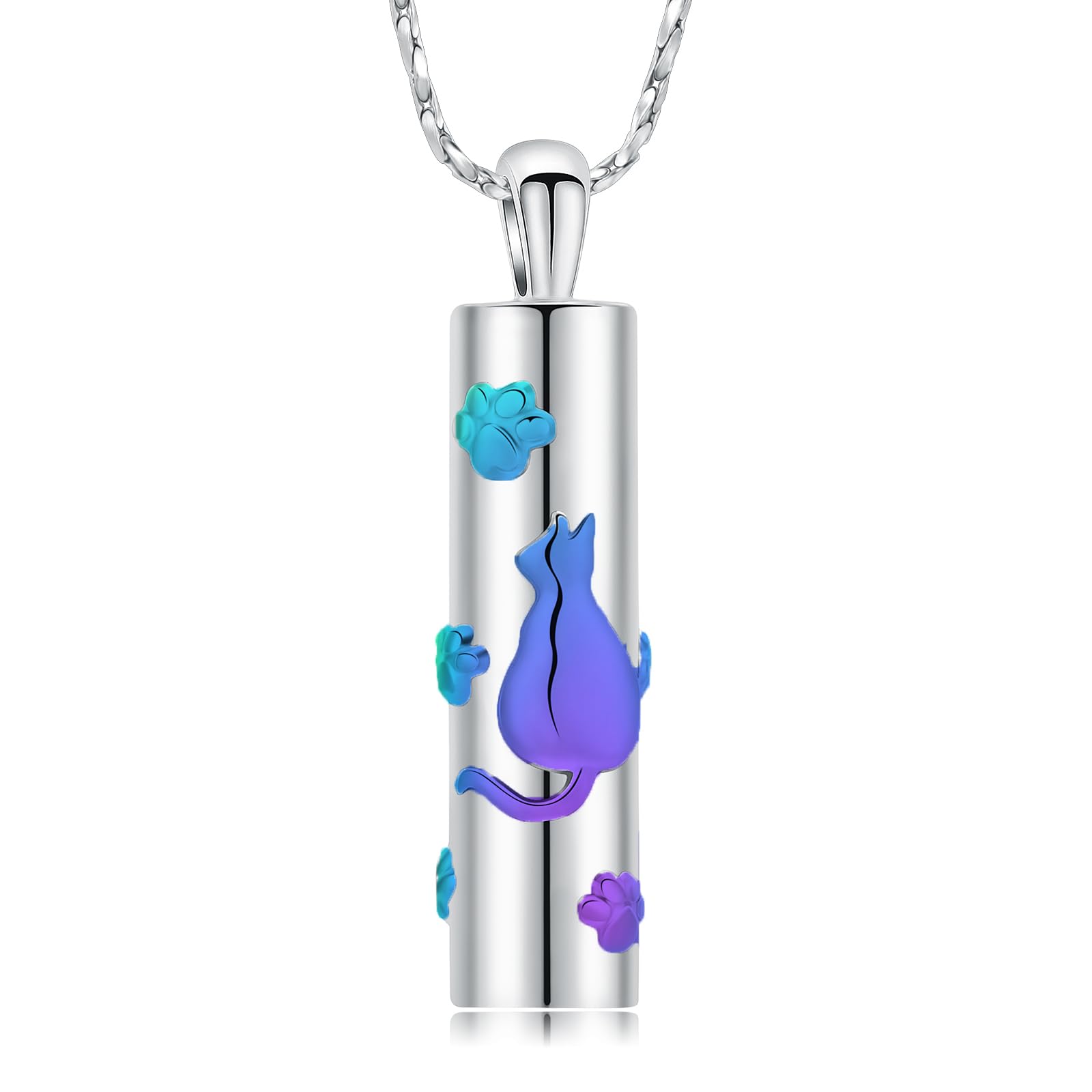Collier urne pour cendres de chien pendentif étanche pour surmonter le deuil