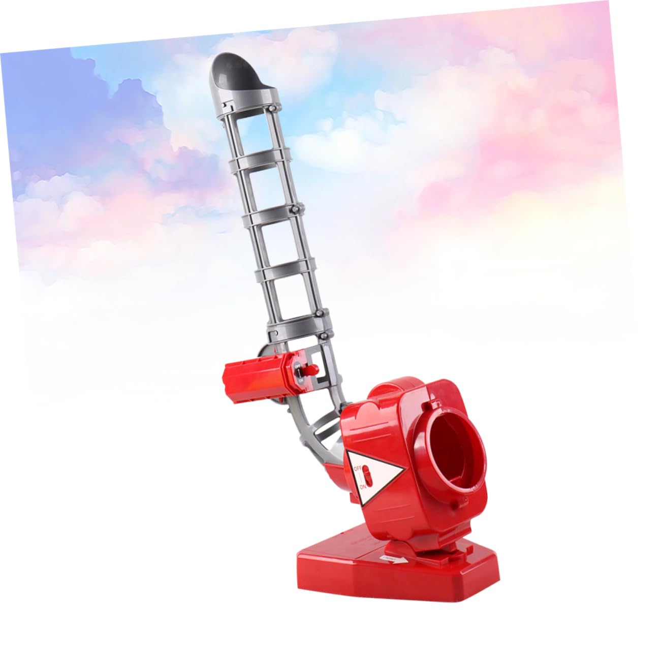Machine Lanceur de Baseball Automatique en Plastique Rouge pour Garçon et Filles