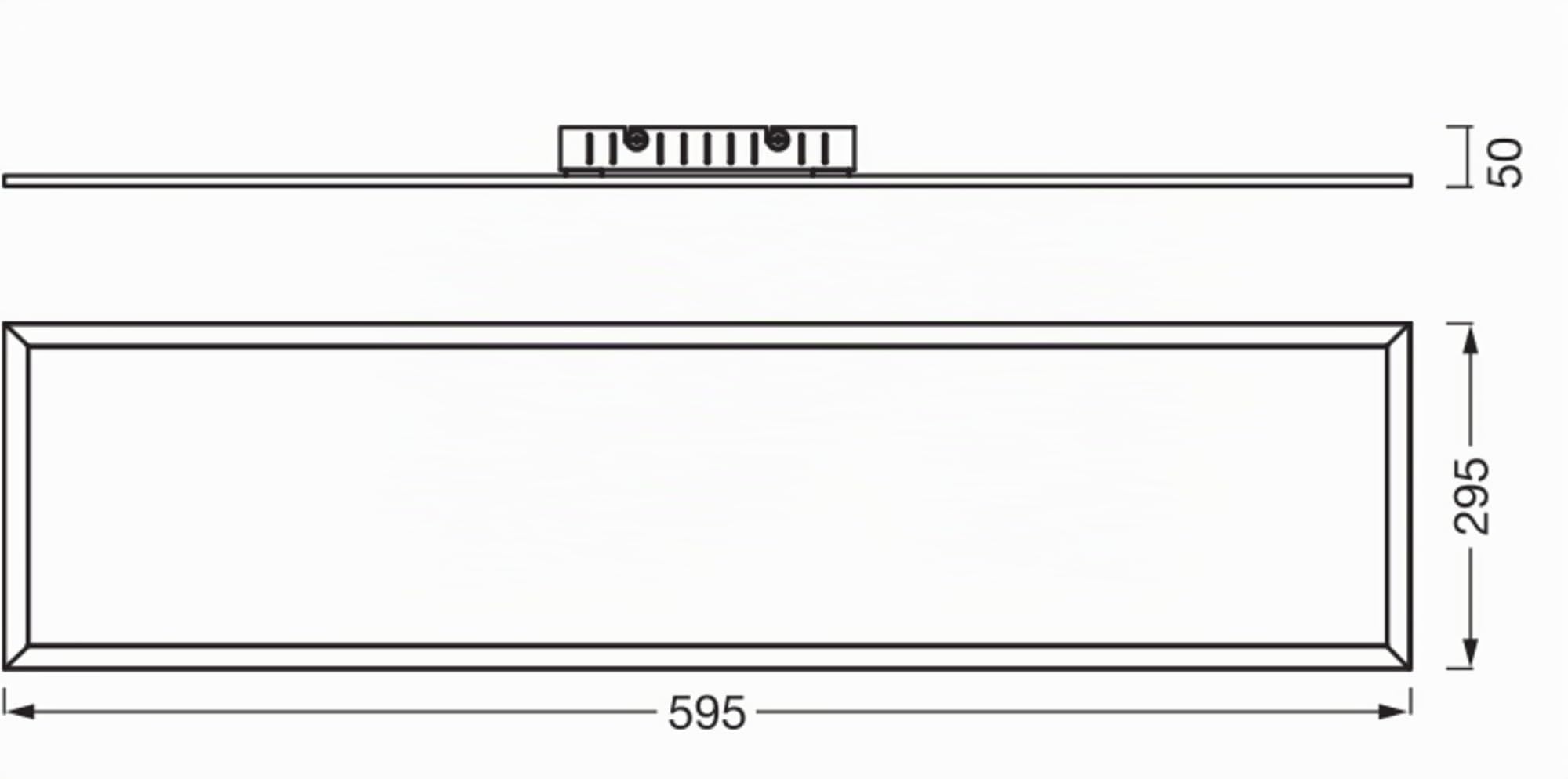 OSRAM Planon Plus ceiling light, 22 W, 300 x 600 mm