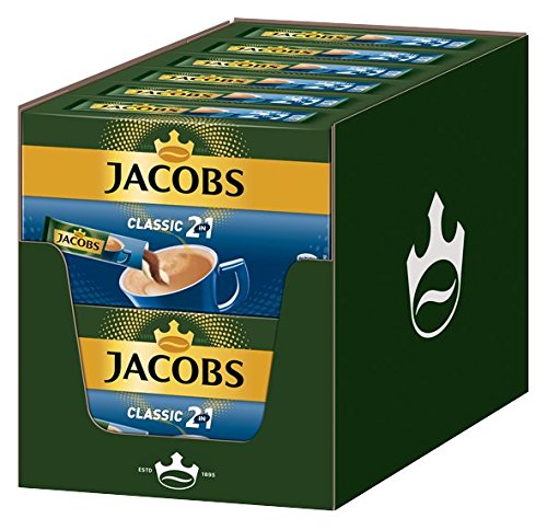 Jacobs Kaffeespezialitäten 2 in 1 Kaffee-Sticks, 120 Stück