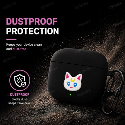Image of Anvique Silicone Case for OnePlus Buds 4 Pro,Shockproof Protective Cover, Scratch Resistant, Lightweight, Precise Fit with Charging Access (Cat)