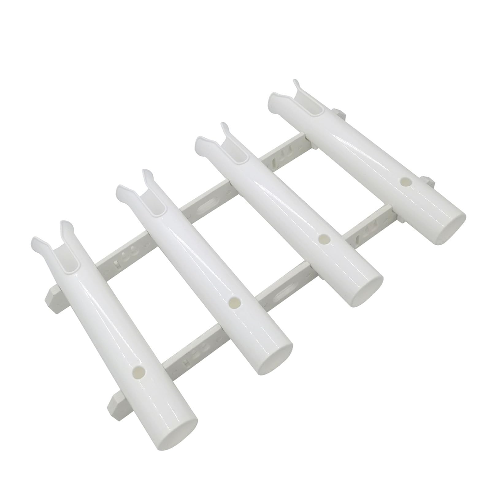 Supporto Portacanne Verticale 4 Tubi per Barche Garage | Staffa per portacanne, plastica resistente per PC, accesso rapido, supporto stabile, installazione facile, per barca,