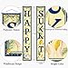 Sukkah Decorations Outdoor Happy Sukkoh Porch Sign Banner Jewish Judaism Israeli Decorations and Supplies for Home