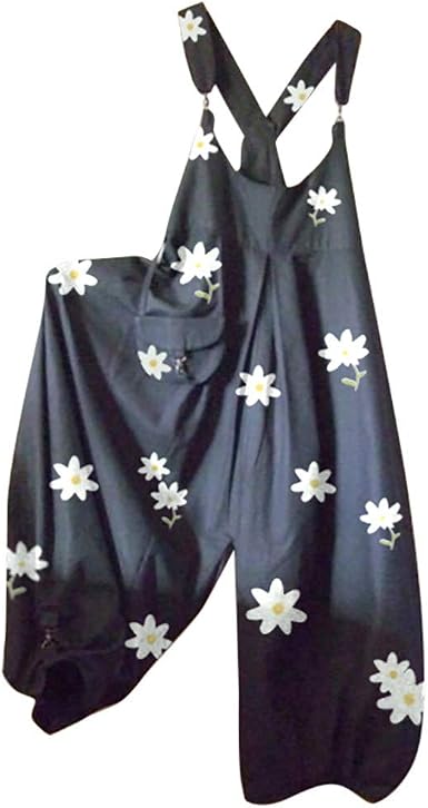 BaoDan Women Baggy Oversized Dungarees 