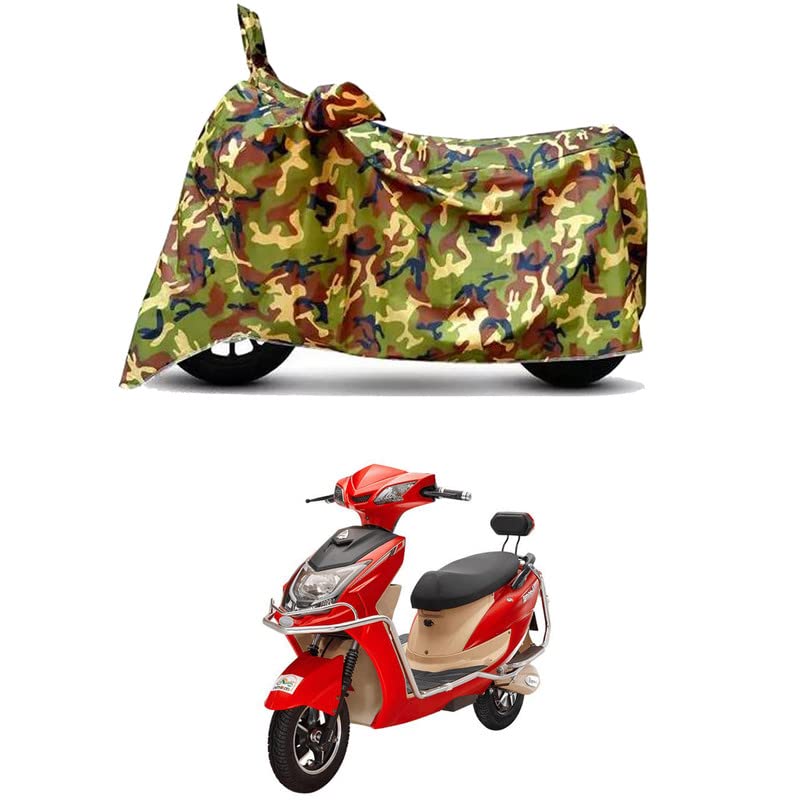 COVER MART-Waterproof 100% PVC Coated Full Bike Scooty Two Wheeler Body Cover Compatible for Tunwal TEM G33/UV-Rays/Heat Protection/Birds Dropping/Scratchproof/Dust Proof s[6X6 Jungle Print]