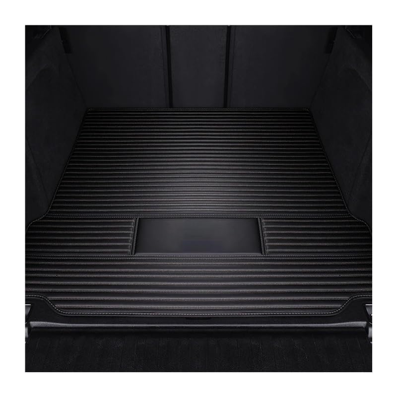Housse protection coffre pour Model S tapis de bagages arrière noir PU cargo liner