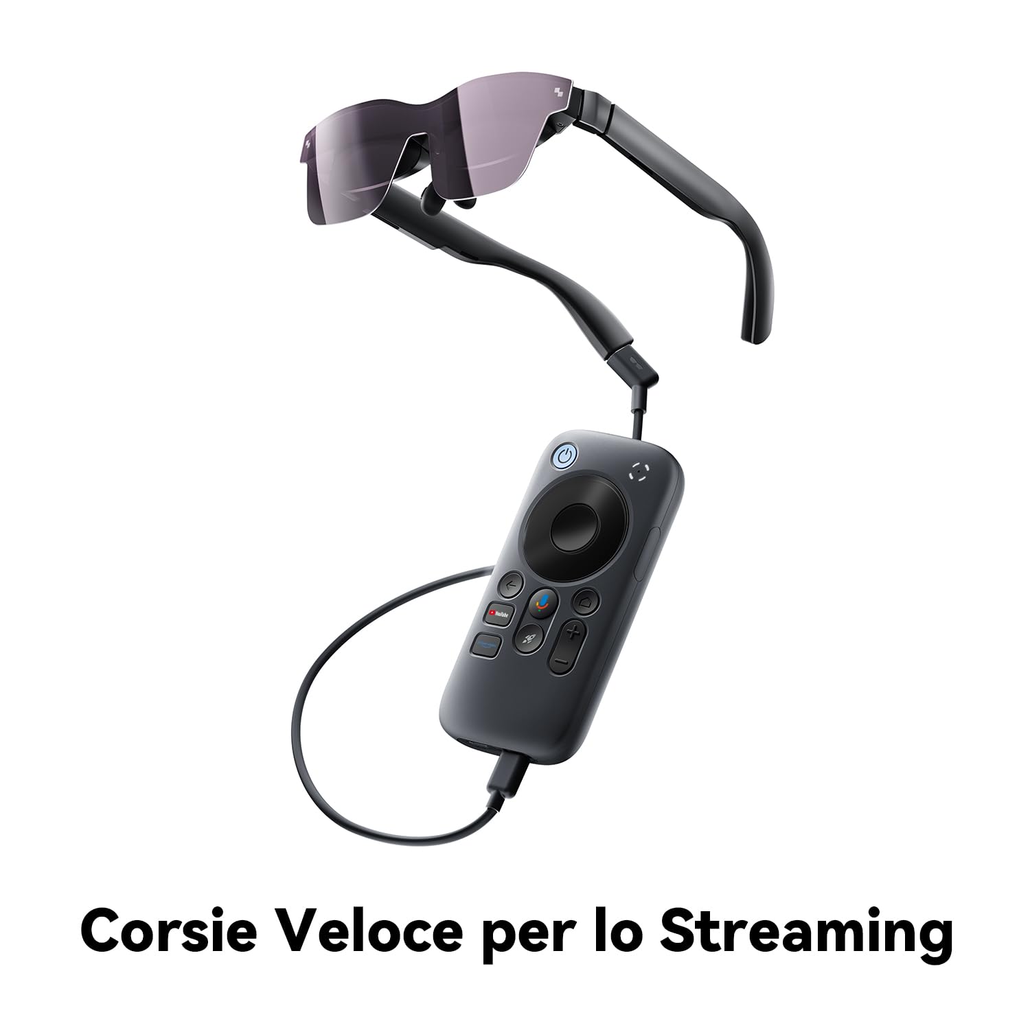 RayNeo Pocket TV – Dispositivo GTV Portátil Certificado (No para Netflix), Compatible con Gafas AR/XR Air 3s/Air 2s/Air 2, Smart TV Portátil con Wi-Fi y Múltiples Series de TV/Películas