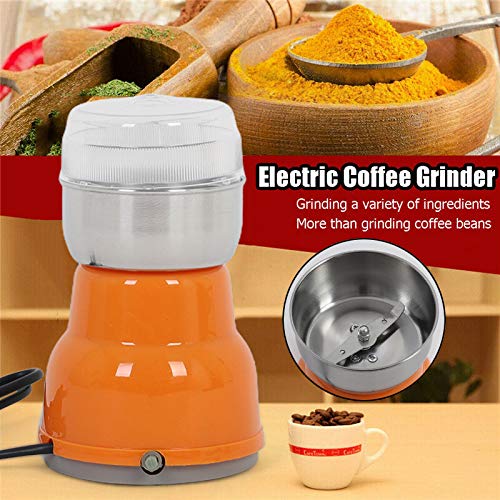 Molinillo eléctrico multifuncional, molinillo de café eléctrico con cuchillas de acero inoxidable, operación con un solo… - Imagen 5