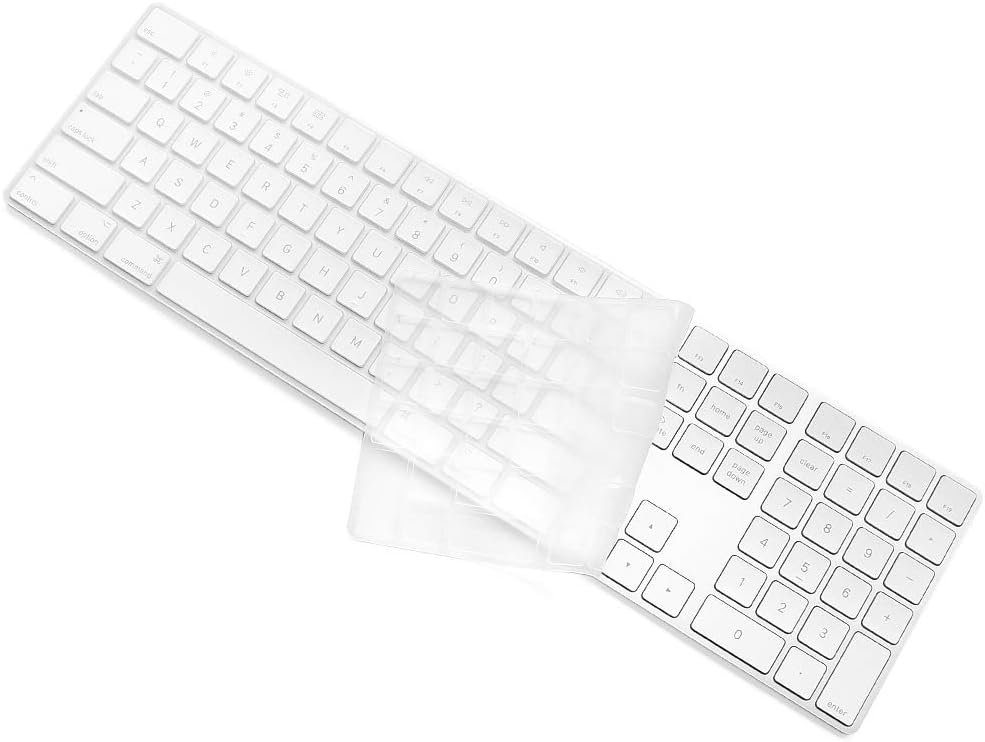 ProElife Keyboard Cover Skin for 2018 2017 Apple iMac Magic