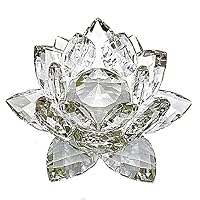 Amazon.co.jp: [TradeWind] クリスタルガラス 水晶玉 蓮の花 ロータス