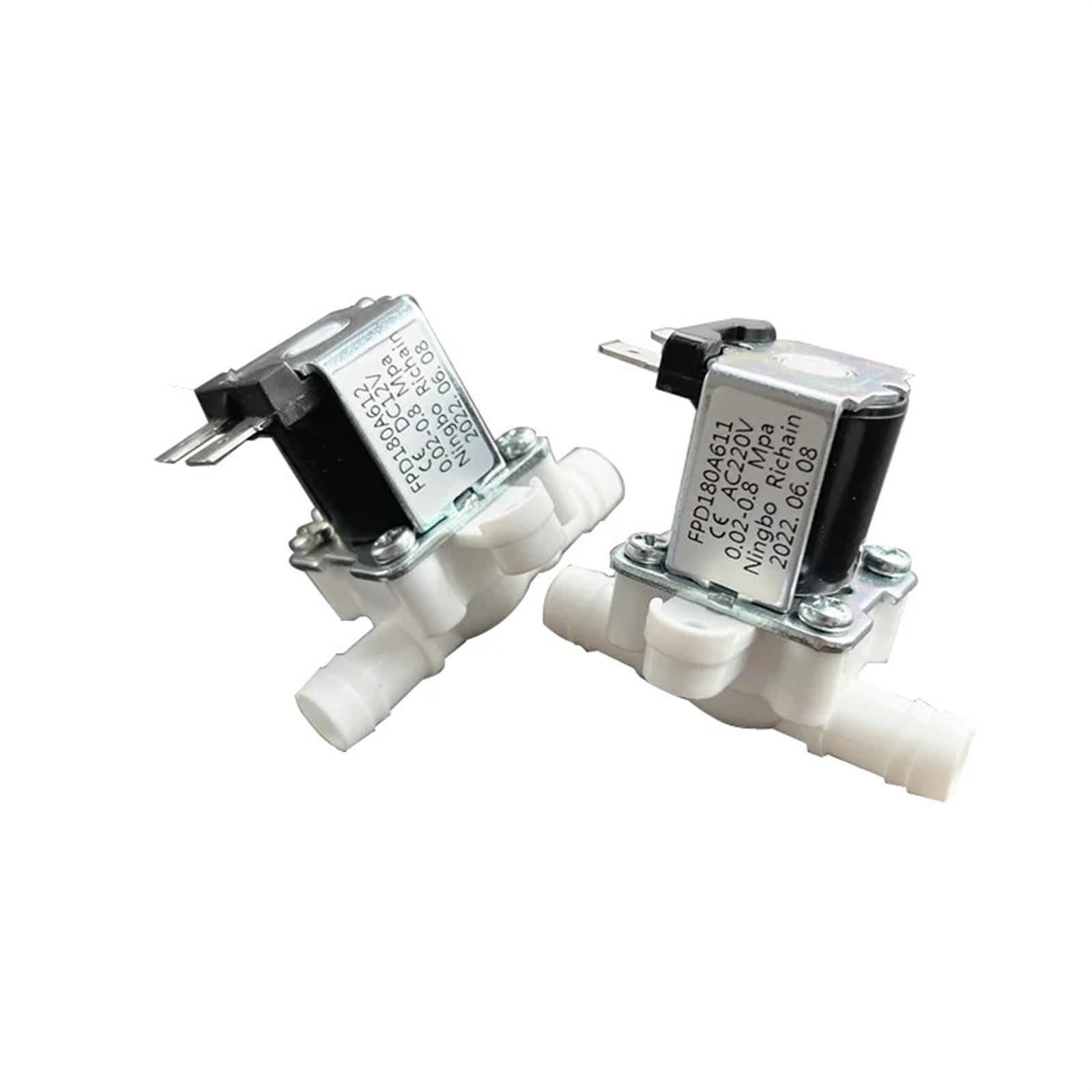 Padgcnor 220V Electromagnetic Valve Plastic Electric Normally Closed Pressure Solenoid Valve(220V)